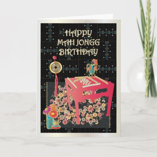 麻雀レッドテーブル カード (正面)