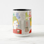 麻雀レディ03マグ マグカップ (中央)