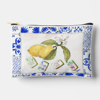 麻雀レモンズポーチ アクセサリーポーチ