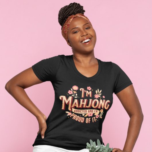 麻雀中毒 | 麻雀おもしろい Tシャツ