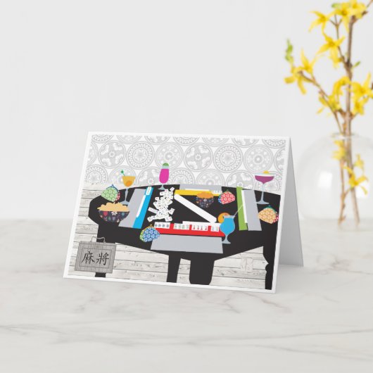 麻雀勝 カード (黄色い花)