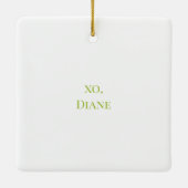 麻雀名門私立校風のドラゴンズに熱くなおもしろいる セラミックオーナメント (裏面)