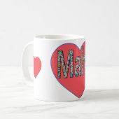 麻雀好きなあなたへコーヒーマグ - Love Mahj! コーヒーマグカップ (正面左)