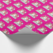 麻雀得猫相撲/Fu_mahjong winner ラッピングペーパー (角)