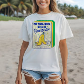 麻雀時代バナナ皮ゲームタイルTシャツ Tシャツ