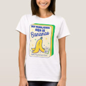 麻雀時代バナナ皮ゲームタイルTシャツ Tシャツ (正面)