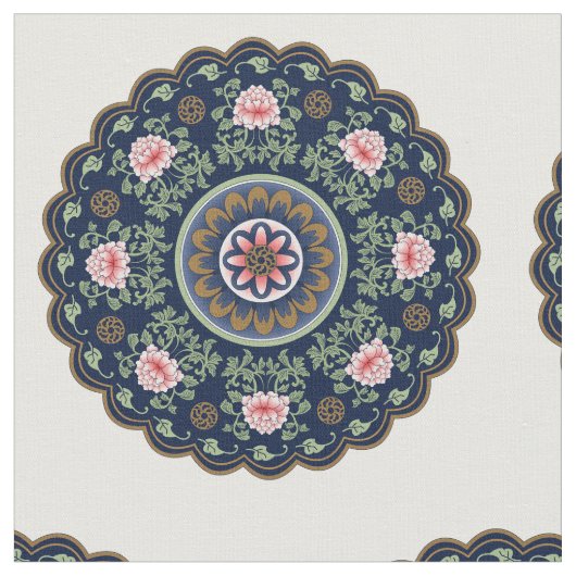 麻雀模様 ファブリック (クローズアップ)