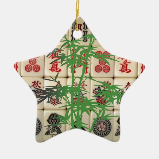 麻雀牌 セラミックオーナメント (正面)