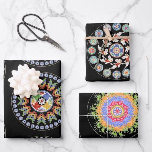 麻雀牌 ラッピングペーパーシート (正面)