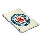 麻雀牌 1筒 /円の1つ – 麻雀タイル – ノートブック (右側)