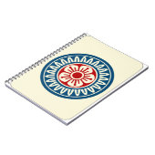 麻雀牌 1筒 /円の1つ – 麻雀タイル – ノートブック (左側)