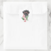 麻雀牌 1索 イーソウロゴのみ-01 スクエアシール (バッグ)