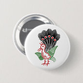 麻雀牌 1索 イーソウロゴのみ-01 缶バッジ (正面&裏面)