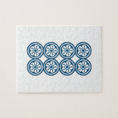 麻雀牌 8筒 / EIGHT OF CIRCLES -MAHJONG TILE- ジグソーパズル (横)