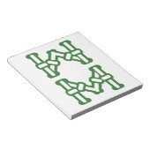 麻雀牌 8索 / EIGHT OF BAMBOOS -MAHJONG TILE- ノートパッド (アングル)