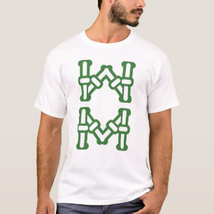 麻雀牌 8索 / EIGHT OF BAMBOOS -MAHJONG TILE- Tシャツ