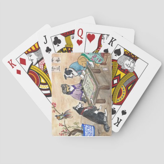 麻雀犬 –  トランプ (裏面)