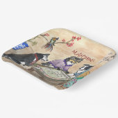 麻雀犬 –  ペーパープレート (傾斜あり)