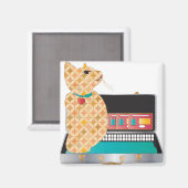 麻雀猫マグネット マグネット (正面/裏面)
