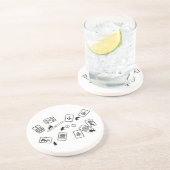 麻雀猫 mahjong cat コースター (側面)