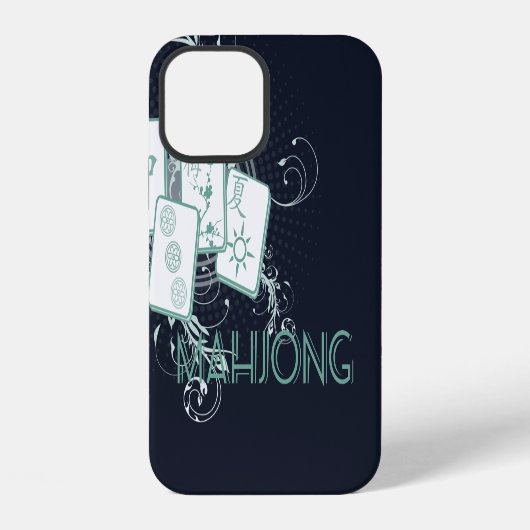麻雀芸術的瓦 iPhoneケース (裏面)