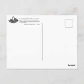 麻雀誕生日バスケットカード ポストカード (裏面)