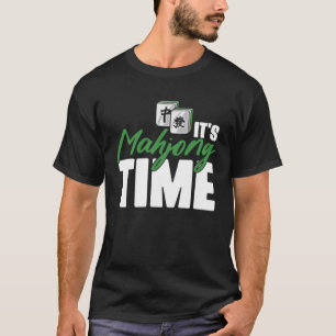 麻雀選手の麻雀中国のタイムゲーム Tシャツ
