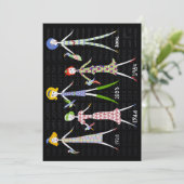 麻雀100年フラットグリーティングカード カード (スタンド正面)