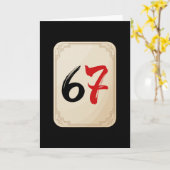 麻雀6と7のペア 67個の麻雀グループ コスチューム カード (黄色い花)