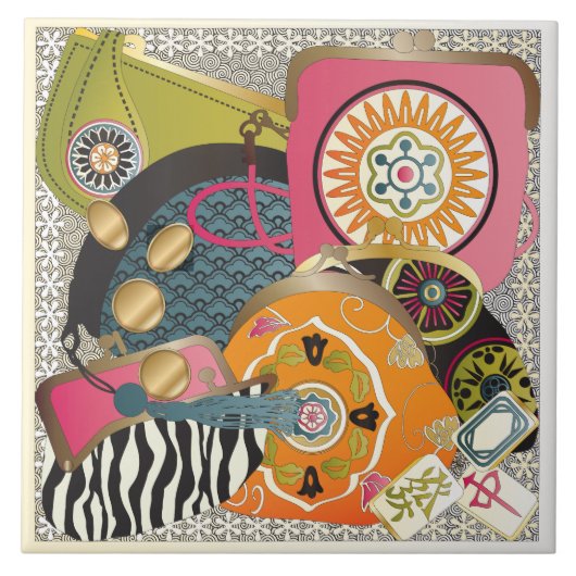 麻雀 タイル (正面)