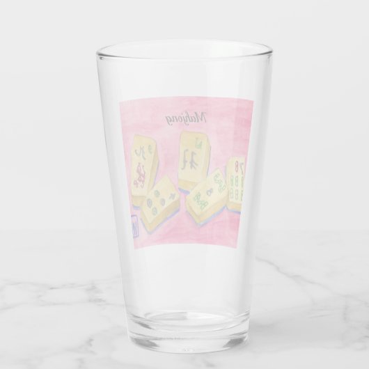 麻雀 タンブラーグラス (裏面)