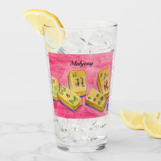 麻雀 タンブラーグラス (アイス正面)