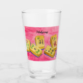 麻雀 タンブラーグラス (正面)