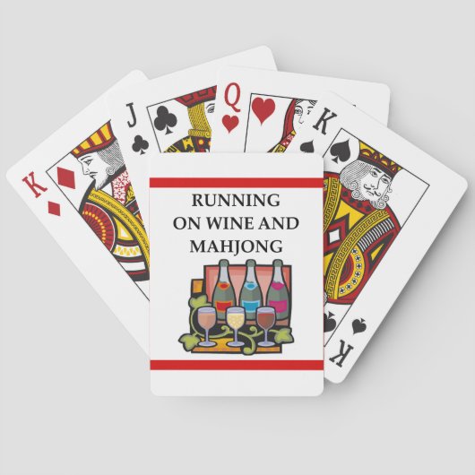 麻雀 トランプ (裏面)