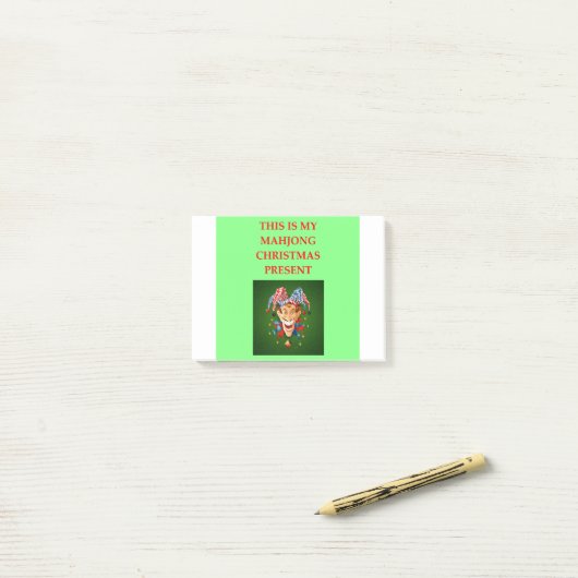 麻雀 ポストイット (デスク上)