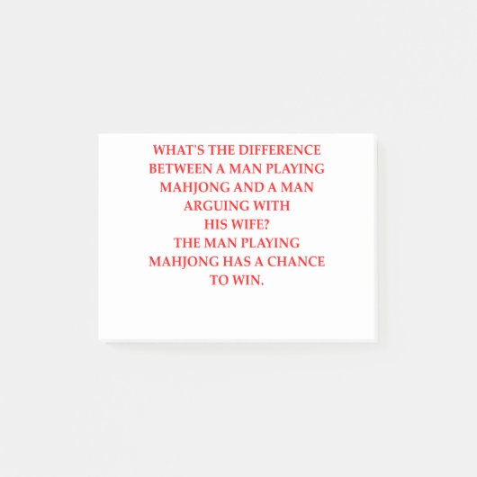 麻雀 ポストイット (正面)