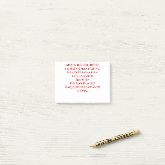 麻雀 ポストイット (デスク上)