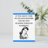 麻雀 ポストカード (スタンド正面)