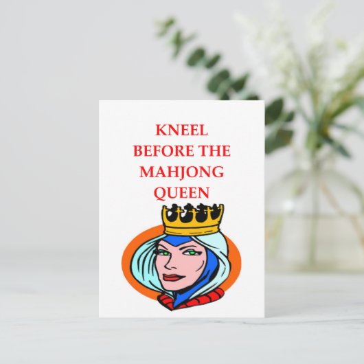 麻雀 ポストカード (スタンド正面)