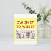 麻雀 ポストカード (スタンド正面)