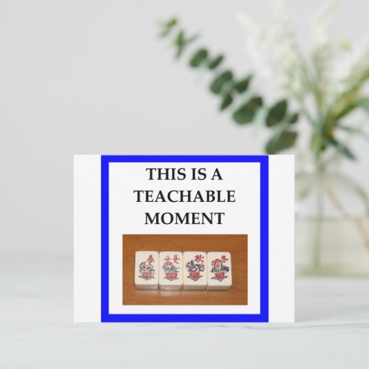 麻雀 ポストカード (スタンド正面)