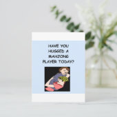 麻雀 ポストカード (スタンド正面)