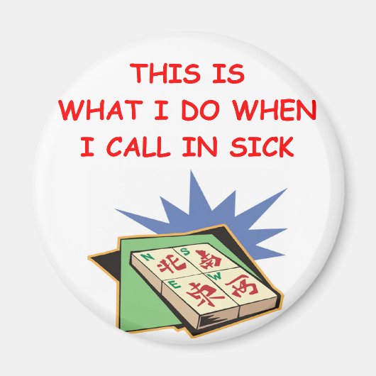 麻雀 マグネット (正面)