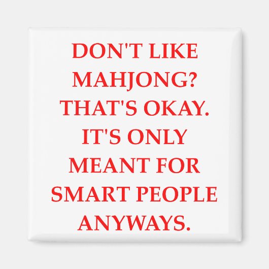 麻雀 マグネット (正面)