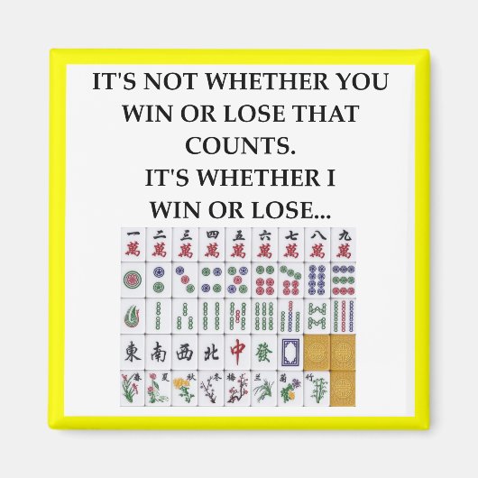 麻雀 マグネット (正面)