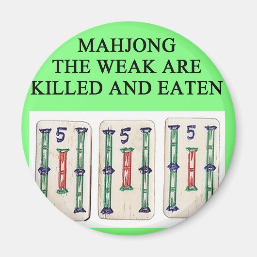 麻雀 マグネット (正面)