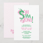 麻雀! |マジョング 招待状 (正面/裏面)