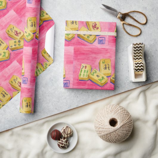 麻雀 ラッピングペーパー (クラフト)