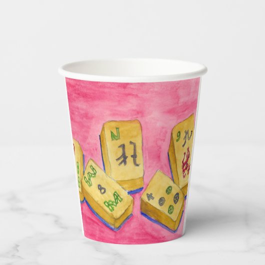 麻雀 紙コップ (裏面)