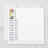 麻雀 馬柄 フラット カード (裏面)